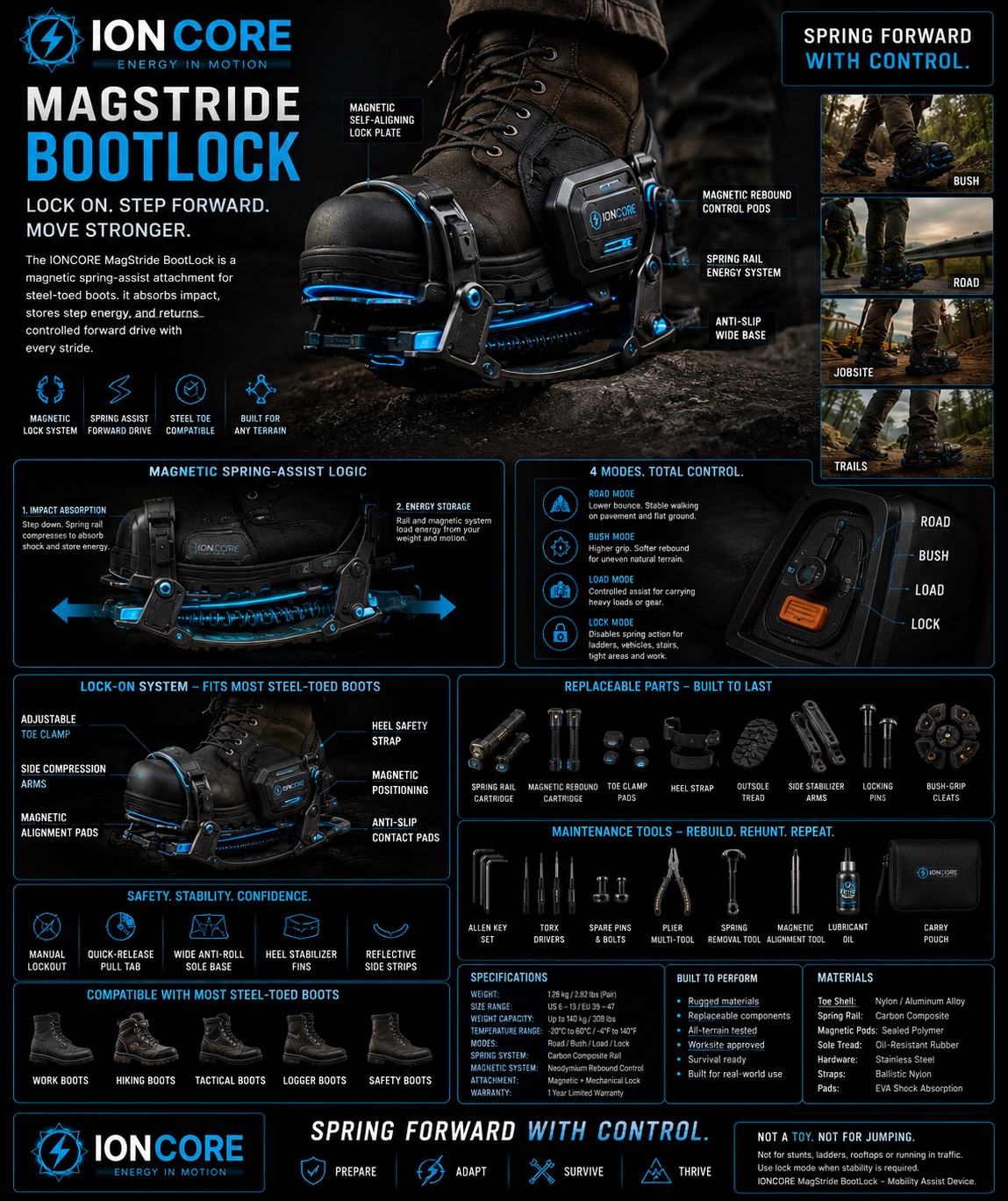 IONCORE MagStride BootLock