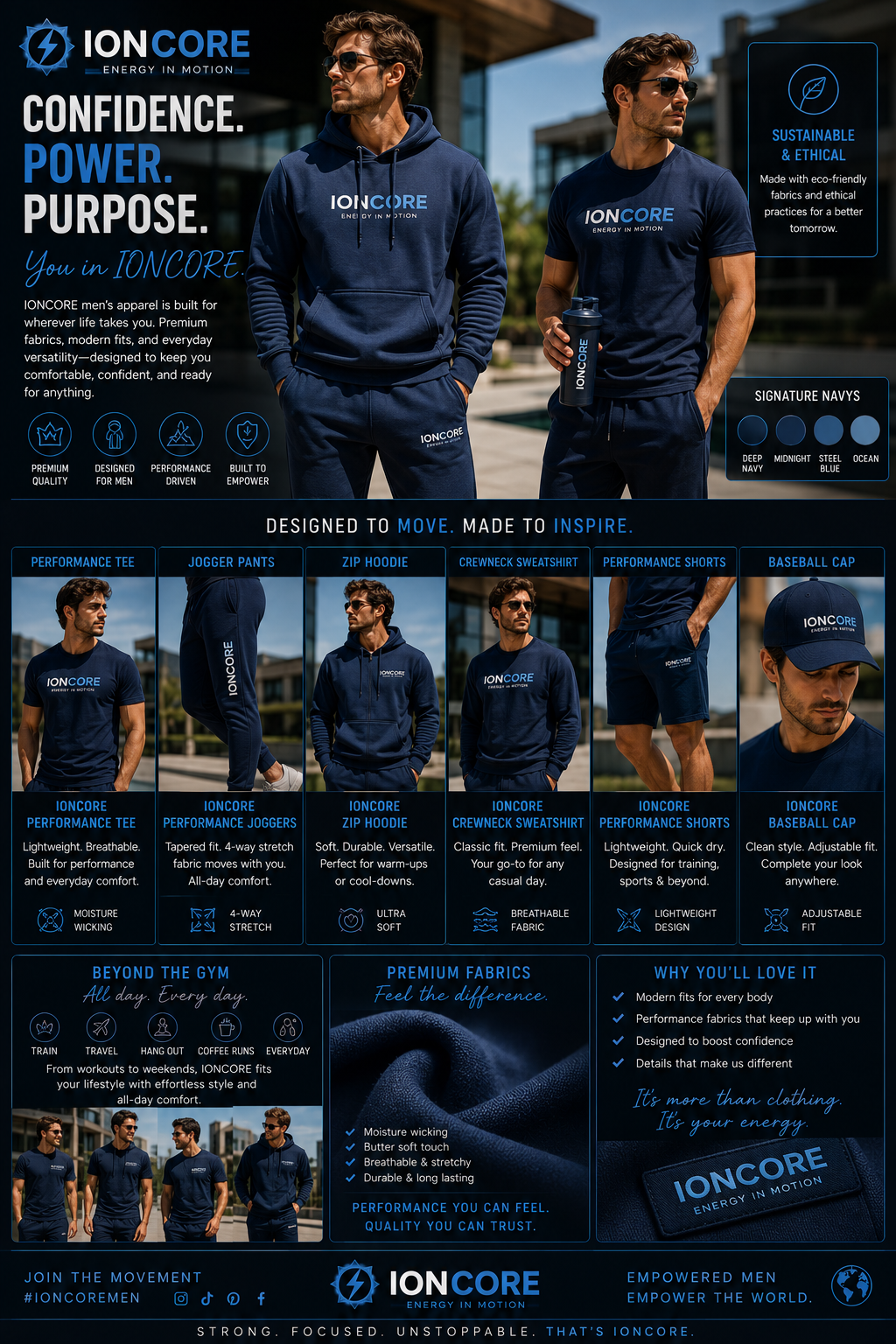 IONCORE Men's Apparel Pack